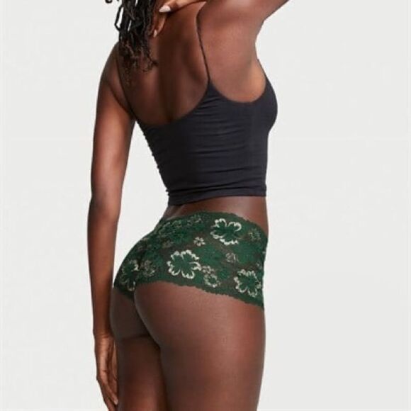 Victoria’s Secret Body by Victoria Envious Green Lace Short Panty Size XXL - Picture 4 of 8
